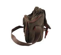 Akozon Sac en Toile Vintage pour Appareil Photo, Bandoulière Simple, café, Compatible avec Appareil Photo et Objectif DSLR sans Miroir