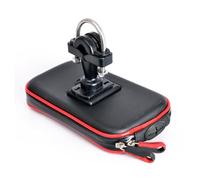Akozon Sacoche étanche pour Guidon de Moto, étui en Fibre de Carbone PU pour Téléphone Portable de 4 à 6,4 Pouces (XL)
