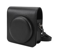 Akozon Sangle de Boîtier de Caméra Instantanée pour Mini 99 Retro PU Leather Protective Rangement Sac (Black)