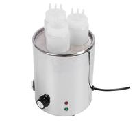 Akozon Sauce électrique Chauffante et Chauffage - Dispensateur de Fromage en Acier Inoxydable pour Fromage Nacho, Chocolat, Sauce Tomate et Plus - Idéal pour Les Restaurants et Les Buffets (Prise UE