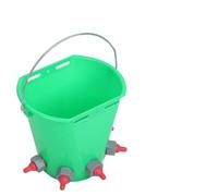 Akozon Seau d'alimentation pour Lait d'agneau Haute capacité 8L avec Plusieurs Tétines pour Bovins et Moutons - Fournitures pour Le Bétail et l'abreuvement (Modèle à Cinq bouches)