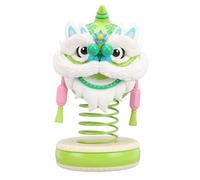 Akozon Secouant la Voiture Bobblehead Ornement Forme Figurines Présent Voiture Tableau de Bord Secouer Décoration Maison-décor Fonctionnel (Vert + Blanc)