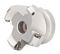 Akozon SEKT1204 Fraise à Surfacer 4 Dents HSS 40Cr | Corps en acier rapide, inserts 40Cr, outil de coupe de tour CNC, compatibilité avec l\'usinage des métaux