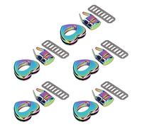 Akozon Serrure à Boucle Fermoir Serrure Sacs à Main-forme de Coeur Conception Sac à Main Faisant des Accessoires