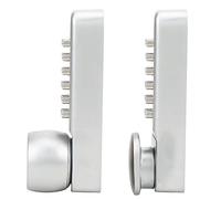 Akozon Serrure à Combinaison Mécanique Double Face avec Clés pour Portes de Cour et Extérieures - Serrure de Porte Codée Sécurisée avec Conception étanche