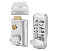 Akozon Serrure de Porte, Code mécanique Serrure Mot Passe numérique Digital casier électronique imperméable à l'eau Clavier étanche pour la sécurité Maison