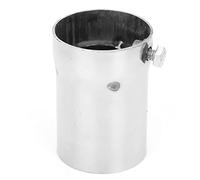 Akozon Silencieux D'échappement Universel 51mm pour Moto, Réduction du Bruit, pour Section Arrière de Vélo, en Acier Inoxydable (3)