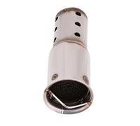 Akozon Silencieux D'échappement Universel 51mm pour Moto, Réduction du Bruit, pour Section Arrière de Vélo, en Acier Inoxydable (2)