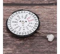 Akozon Sl28 Montre à Mouvement à Quartz à Trois Aiguilles Double Calendrier Accessoire de Réparation Essentiel (Double Calendrier)