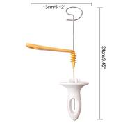 Akozon Slicer de Pommes de Terre Manuel - -Râpe torsadé en Acier Inoxydable et en Plastique pour Découpage de Légumes en Spirale - Outil de Râpe de Pomme de Terre Facile à Utiliser pour la Cuisine,