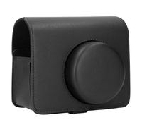Akozon Small Camera Protective PU Leather Sac avec Sangle Réglable pour Les Larges Amateurs de Photographie 400 (Black)