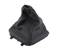 Akozon Soufflet Levier De Vitesse, Noir Couvercle de pommeau de levier de vitesse en Cuir couverture de démarrage de guêtre pour Transit MK7