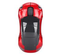 Akozon Souris sans Fil Portable 2,4 G en Forme de Voiture Intelligente, sans Fil avec Récepteur USB, Parfaite pour Une Utilisation au Bureau, sur Ordinateur Portable, sur