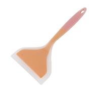 Akozon Spatule Large en Silicone, Cuisson Bicolore pour Crêpes et Friture | Silicone de qualité alimentaire, Poignée ergonomique, Antiadhésif, 10x4,7 pouces, Parfait pour les omelettes