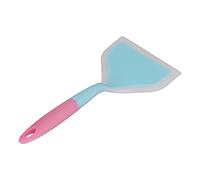 Akozon Spatule Large en Silicone, Cuisson Bicolore pour Crêpes et Friture | Silicone de qualité alimentaire, Poignée ergonomique, Antiadhésif, 10x4,7 pouces, Parfait pour les omelettes