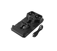 Akozon Station de Chargement 4 en 1, Support Station d'accueil Chargeur Rapide pour contrôleur PS Move Charge 2 contrôleurs Contrôleur