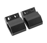 Akozon Support D'angle de Rail de Boîte à Outils, Support de Montage en Métal de Remplacement pour Boîte à Outils avec Installation Facile et Ajustement Polyvalent pour Systèmes de (BLACK)