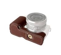 Akozon Support de Boîtier D'appareil Photo Portable de Style Rétro pour la Conception Inférieure D'ouverture de Caméra ZVE10 (Café)