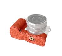 Akozon Support de Boîtier D'appareil Photo Portable de Style Rétro pour la Conception Inférieure D'ouverture de Caméra ZVE10 (Orange)