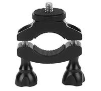 Akozon Support de Caméra de Moto Clip de Caméra de Vélo Support de Pince pour Trépied de Moto 1/4 Po Support de Montage de Guidon pour Caméra de Sport de Moto de Vélo