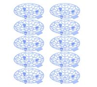 Akozon Support de Fruits Melons et Légumes-10 Pièces Cadre de Jardin Réutilisable Contre Les Intempéries et Soutien à la Croissance Réécrit (Blue)