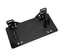 Akozon Support de Plaque D'immatriculation, Support de Plaque D'immatriculation de Treuil à Lèvres en Acier Inoxydable pour Voitures, Camions, Motos