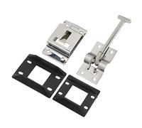 Akozon Support de Porte de Remorque en Acier Inoxydable 316, Loquet de Style T, Robuste, Universel pour Remorques de Voyage RV