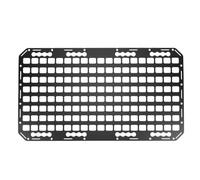 Akozon Support de Rangement de Panneau Molle de Lit de Camion en | Aluminium Léger, Conception Perforée Ventilée, Finition Anodisée Sablée, Système de Suspension Polyvalent, Convient aux