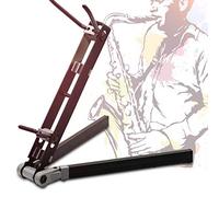 Akozon Support de Saxophone en Métal Support de Boîte de Transport Pliable de Saxophone Alto Affichage et Rangement