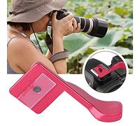 Akozon Support de Support de Montage de Chaussure Chaude de Poignée de Pouce de Doigt d'alliage d'aluminium pour Fuji X100S X E1 Rouge (rouge)