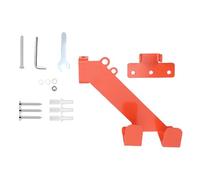 Akozon Support de Tronçonneuse Antidérapant, Revêtement en Caoutchouc, Crochet Mural Robuste pour Tronçonneuse, pour Garages, Hangars de Travail