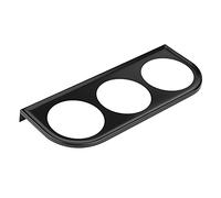 Akozon Support Universel de Support de Dosette de Jauge de 52 Mm de 2 Pouces pour Voitures, Camions, Bateaux et Motos - de Pilier Durable avec Conception Multi-Trous en Argent (Black)