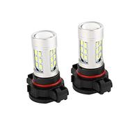 Akozon Sw Fog Light H16, Projecteur Antibrouillard Feux De Circulation Diurne Pour Ampoules Led Haute Puissance, Blanc, 5202 2x 2504 5200 5201 5202 9009 Psx24wampoule H16 Diurnes 207