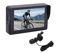 Akozon Système de Caméra de Recul pour Vélo, Grand Moniteur, Haute Définition, Transmission Stable, Longue Durée de Vie de la Batterie, Installation Facile