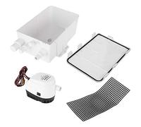Akozon Système de pompe de cabine de douche, DC 12 V/24 V 750 GPH pompe de cabine de douche interrupteur automatique bac de vidange de cale multi-entrée pour bateau marin yacht G750-01 (24 V)