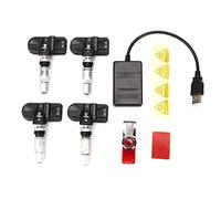 Akozon Système de Surveillance de la Pression des pneus TPMS de Voiture Automatique USB avec capteur Interne pour la Navigation Android