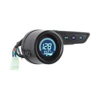 Akozon Tachomètre du Compteur de Vitesse Tachomètre Odomètre Instrument LCD Numérique Universel