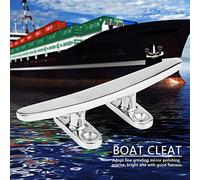 Akozon Taquet de Quai de Bateau Marin à Profil Bas de 125 Mm - Taquet à Dessus Plat en Acier 316 Moins pour Un Amarrage sécurisé, Une Installation Facile et des Performances Haut de Gamme