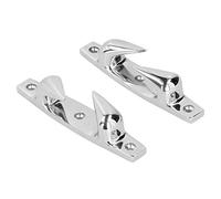 Akozon Taquets d'amarrage d'ancrage de Bateau 2 pièces Taquets d'amarrage d'ancrage de 4,69 Pouces Chaumard Gauche Droit en Acier Inoxydable 316 pour Marine Boat Yacht