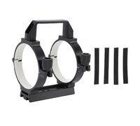 Akozon Télescope Ring Raune D'alliage en Aluminium Pinces de Télescope 80-90 Mm avec Plaque en Queue d'aronde et Poignée de Boulon