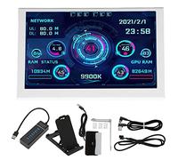 Akozon Température de l'ordinateur 5 Pouces, Moniteur de Données PC CPU GPU pour 5 Pouces IPS USB Mini Capteur d'écran