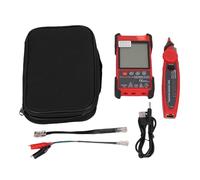 Akozon Testeur de Câble Ethernet ET618, Mesure de Longueur POE (ET618) | LCD Display, Ethernet Telephone BNC Cables, Multifunctional Wire , Portable Design for Technicians