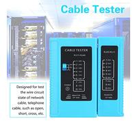 Akozon Testeur de Câble Réseau Rj45 Rj11, Outil de Test Ethernet Lan Essentiel pour les Professionnels et les Amateurs de Bricolage
