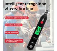 Akozon Testeur de Tension Tester Non de Tension Tester Plage AC 12~300 V Testeur électrique des Lignes Neutres et Live avec Alarme de Lumière Sonore