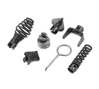 Akozon Tête de coupe pour nettoyage des drains 7 Pcs 16mm En Acier Au Manganèse Drain Cleaner Pipeline Machine De Dragage Tête De Coupe Drain Augers