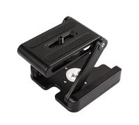 Akozon Tête de Trépied Légère en Aluminium avec capacité de Charge de 2 Kg, Universelle 1/4 pour Supports 3/8, Niveau à Bulle pour Appareils Photo Numériques et Prise de Vue Multi-Angle