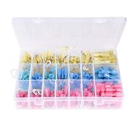 Akozon THATECH THER, TORS électrique 240pcs isolé 240pcs Connecteurs Butter Terminal Assortiment Set Kit Bleu Rouge Jaune