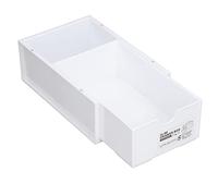 Akozon Tiroir de Rangement - Matériau PP Empilable de Rangement Tiroir Solide de classifié de Grande capacité - Maison et Cuisine/ et Organisation/Étagères, étagères et /Unités de de (WHITE)