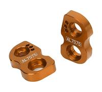 Akozon Titre: 1 Paire Vélo Pliant V Siège d'extension de Frein pour Les Roues de 14 à 18 Pouces - Conversion en Alliage en Aluminium Léger pour des Performances et Ajustement Améliorés (Gold)