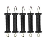 Akozon Titre: 5pcs Handle de Clôture électrique Isolée avec Crochet Métal